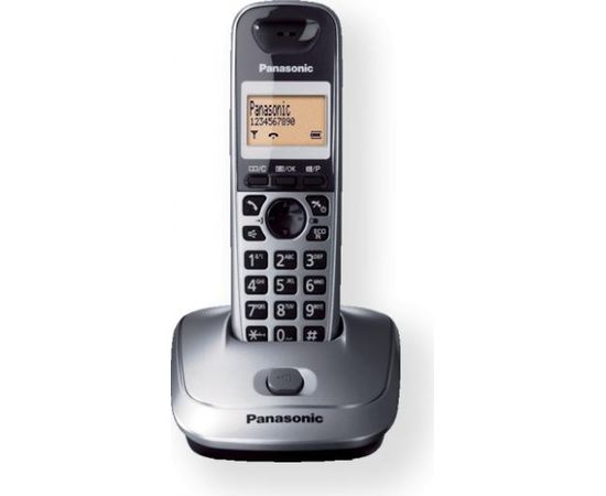 Panasonic KX-TG2511FXM Backlight buttons, Black, Caller ID, Wireless connection, Phonebook capacity 100 entries, Built-in display, Speakerphone