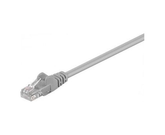 Goobay 68352 CAT 5e patch cable, U/UTP, grey, 15m