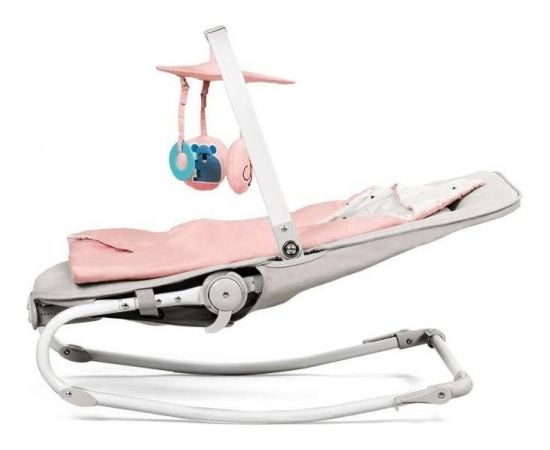 Kinder Kraft KinderKraft'18 Felio Art.KKBFELIPINK0000 Pink Stilīgs mazuļu šūpuļkrēsls ar mūziku un vibrāciju