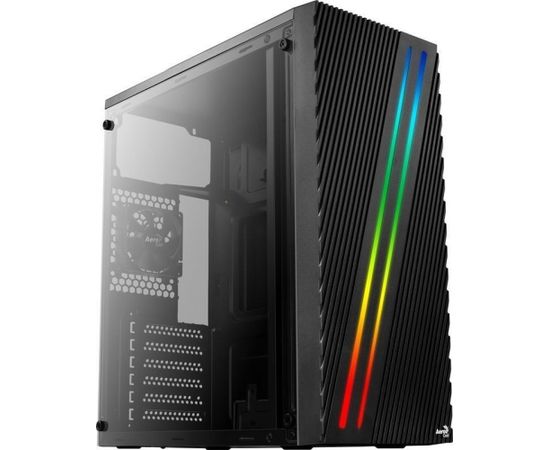 PC case ATX Aerocool STREAK RGB USB 3.0 - DOUBLE RGB STRIP 1x80mm FAN