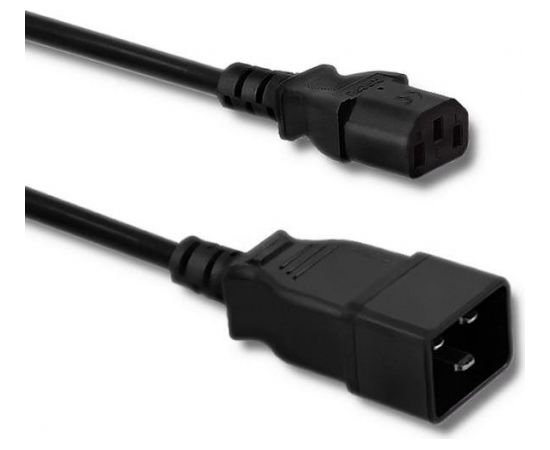 Qoltec AC power cable for UPS  | C20/C13 | 1.2m