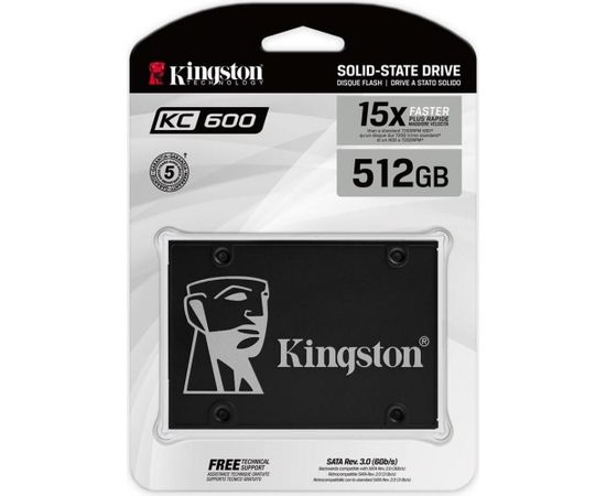 Kingston SSD 512GB  KC600 SATA3 2.5