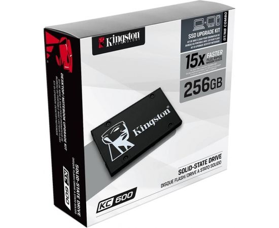 Kingston SSD 256G KC600 SATA3 2.5  550MB/s, zapis 500MB/s