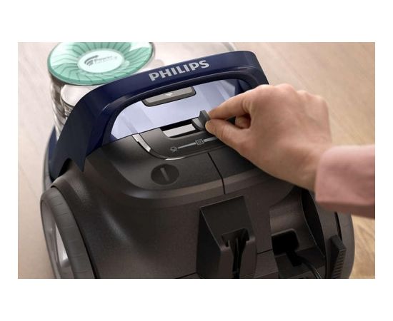 Philips FC9556/09 PowerPro Active Louros Blue, 750W putekļsūcējs bez maisiņa