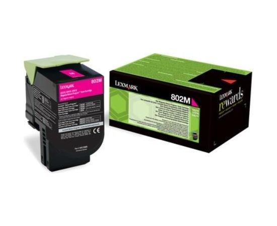 Toner Lexmark 802M magenta | return | 1000 pgs| CX310dn / CX310n / CX410de