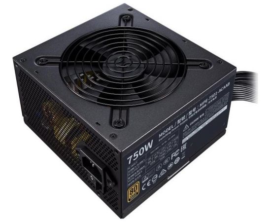 Power Supply|COOLER MASTER|750 Watts|Efficiency 80 PLUS BRONZE|PFC Active|MTBF 100000 hours|MPE-7501-ACAAB-EU