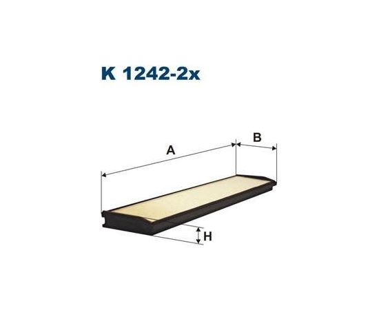 Filtron Salona filtrs K1242-2X