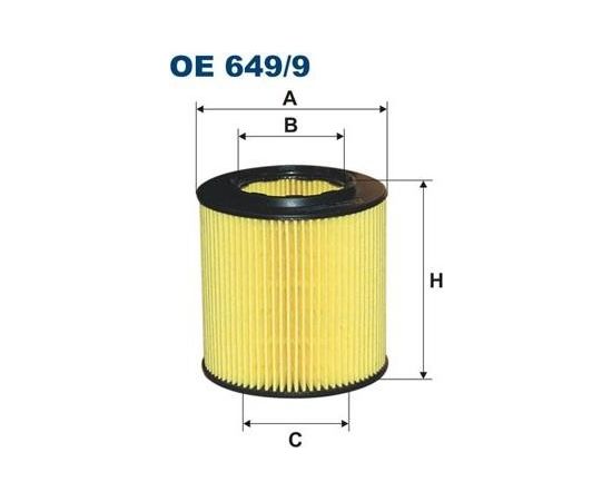 Filtron Eļļas filtrs OE649/9