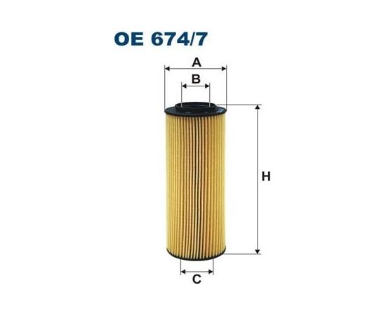 Filtron Eļļas filtrs OE674/7