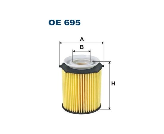 Filtron Eļļas filtrs OE695