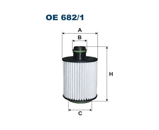 Filtron Eļļas filtrs OE682/1