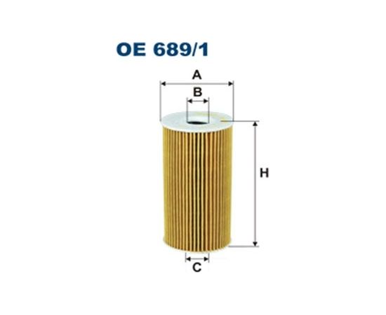 Filtron Eļļas filtrs OE689/1