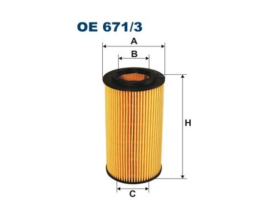 Filtron Eļļas filtrs OE671/3