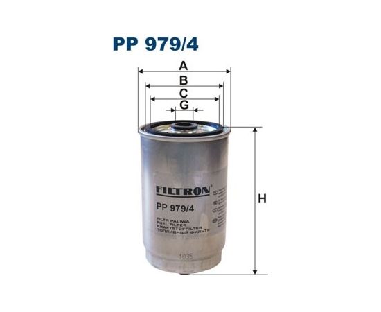 Filtron Degvielas filtrs PP979/4