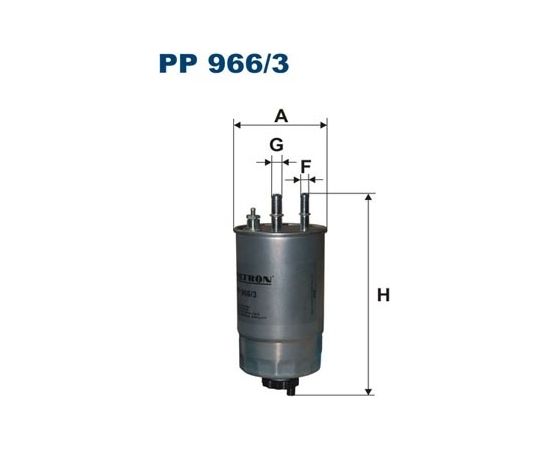 Filtron Degvielas filtrs PP966/3