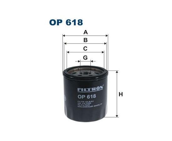 Filtron Eļļas filtrs OP618