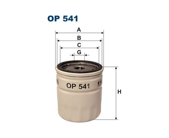 Filtron Eļļas filtrs OP541