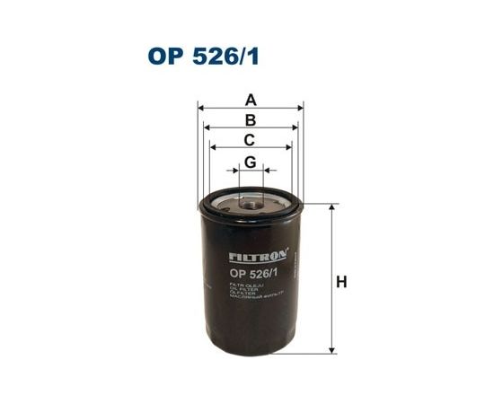 Filtron Eļļas filtrs OP526/1