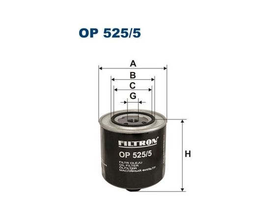 Filtron Eļļas filtrs OP525/5