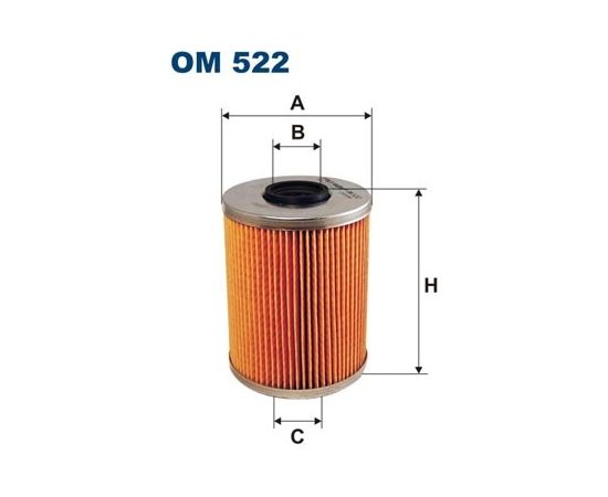 Filtron Eļļas filtrs OM522