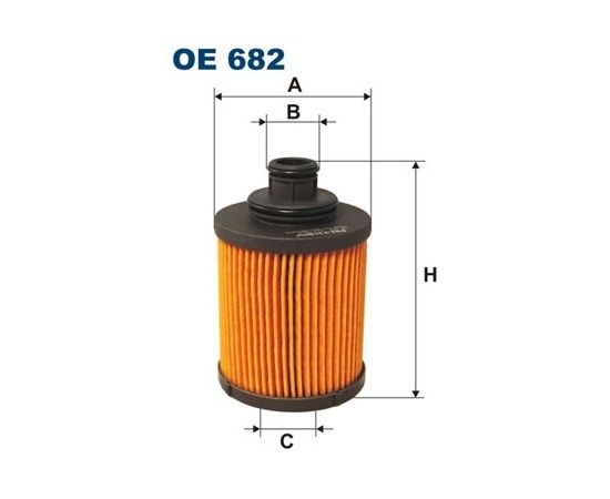 Filtron Eļļas filtrs OE682