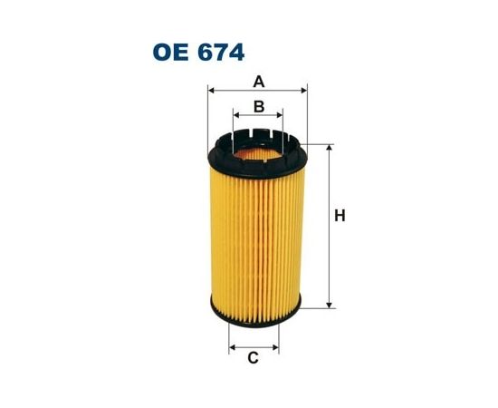 Filtron Eļļas filtrs OE674