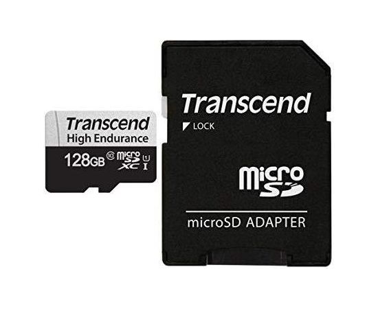 MEMORY MICRO SDXC 128GB W/ADAP/C10 TS128GUSD350V TRANSCEND