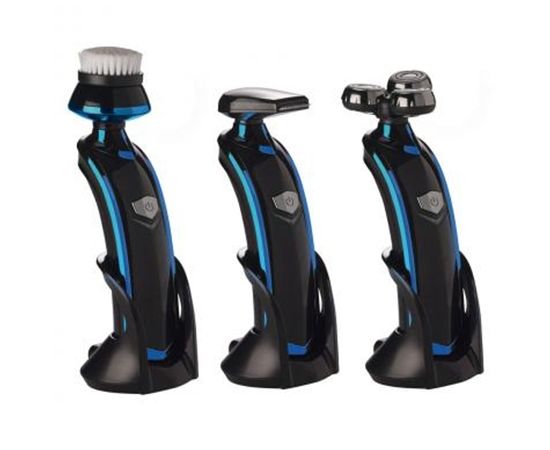 DomoClip Mens shaving and facial clean set  DOS134 Rechargeable, Battery life 1 h, Black