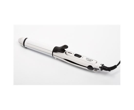 Hair Straightener Adler Ceramic heating system, 50 W, White