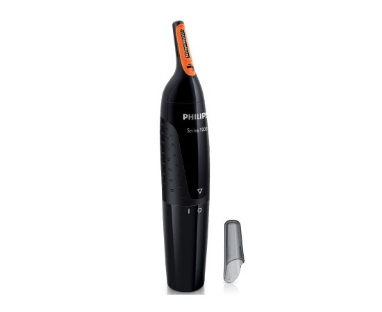 Philips Comfortable nose & ear trimmer NT1150/10 No pulling guaranteed Guard system, ideal angle Fully washable, AA battery / NT1150/10