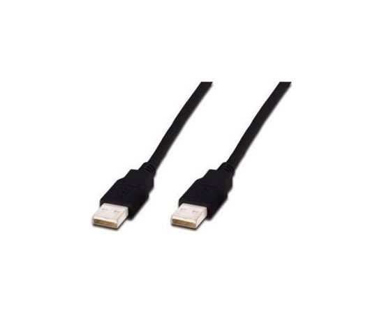 ASSMANN USB 2.0 HighSpeed Connection Cable USB A M (plug)/USB A M (plug) 3m blak
