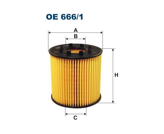 Filtron Eļļas filtrs OE666/1