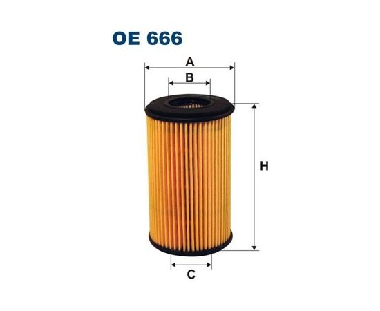 Filtron Eļļas filtrs OE666