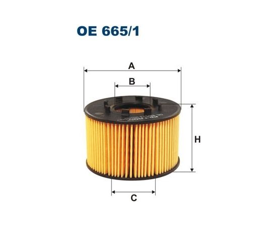 Filtron Eļļas filtrs OE665/1