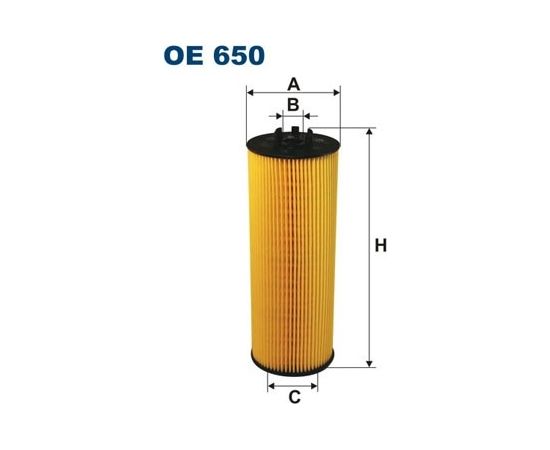 Filtron Eļļas filtrs OE650