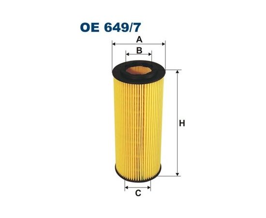 Filtron Eļļas filtrs OE649/7