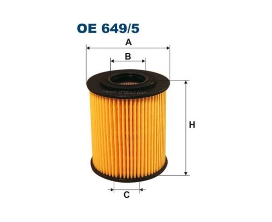 Filtron Eļļas filtrs OE649/5