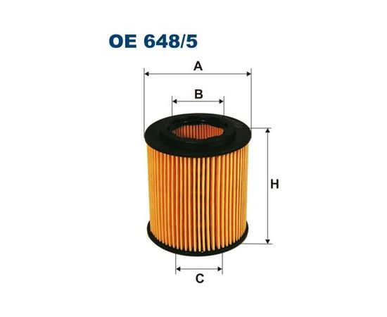 Filtron Eļļas filtrs OE648/5