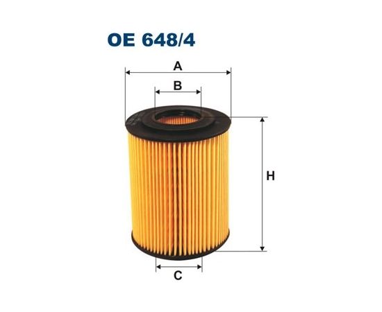 Filtron Eļļas filtrs OE648/4