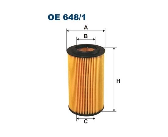 Filtron Eļļas filtrs OE648/1