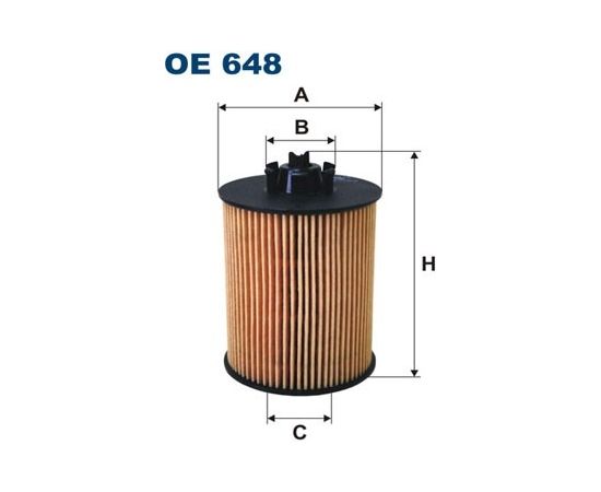 Filtron Eļļas filtrs OE648