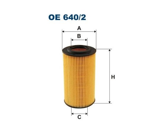 Filtron Eļļas filtrs OE640/2