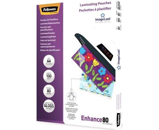 LAMINATOR POUCH IMAGELAST/A4 80 100PCS 5306114 FELLOWES