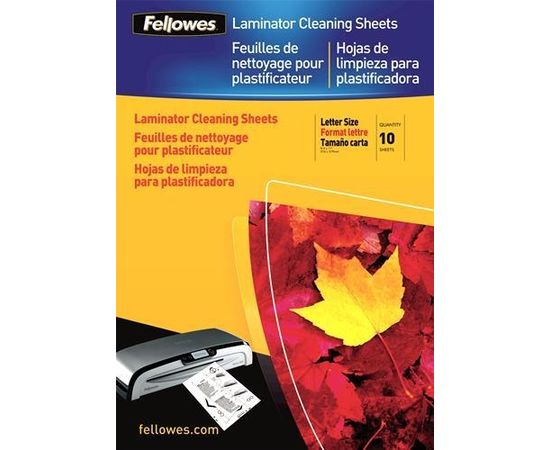 LAMINATOR ACC CLEANING SHEET/10PCS 5320604 FELLOWES