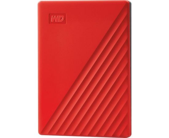 Western Digital HDD External WD My Passport (2TB, USB 3.2) Red
