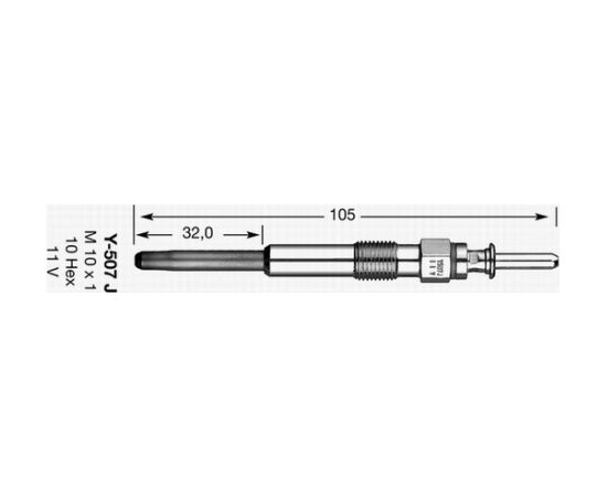 2691 KVĒLSVECE NGK D-Power 32 Y-507J