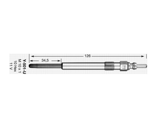 4187 KVĒLSVECE NGK D-Power 31 Y-501U