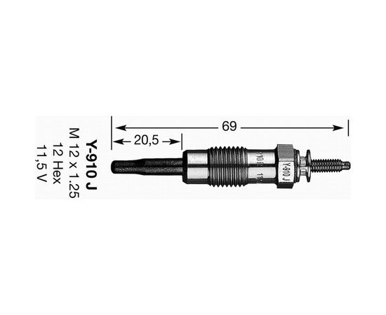3617 KVĒLSVECE NGK D-Power  3 Y-910J
