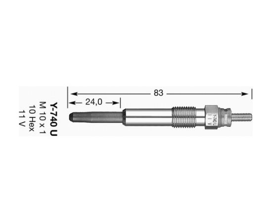 NGK Kvēlsvece D-POWER 22