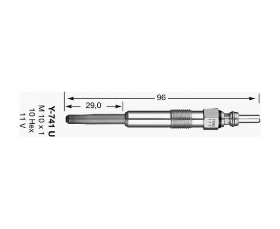 6943 KVĒLSVECE NGK D-Power 20 Y-741U